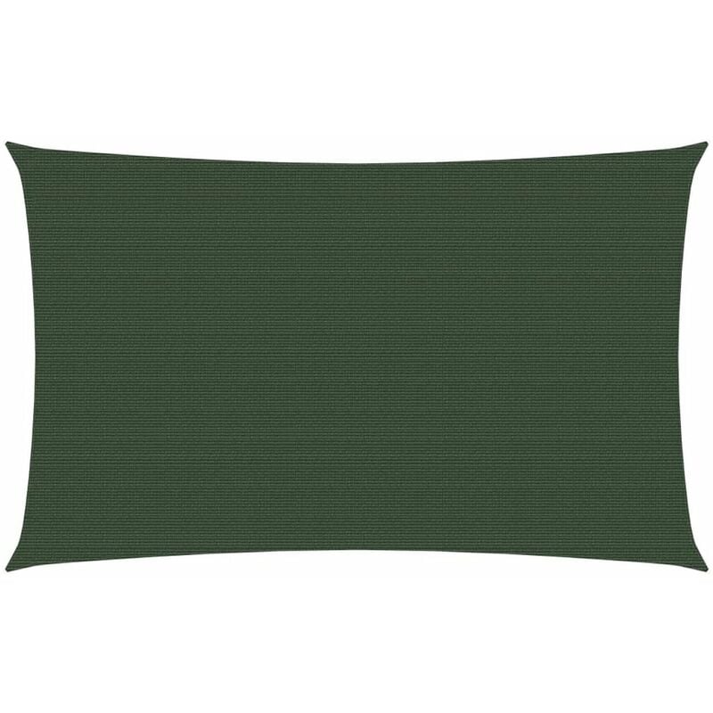 

Toldo de vela HDPE verde oscuro 160 g/m2 4x6 m