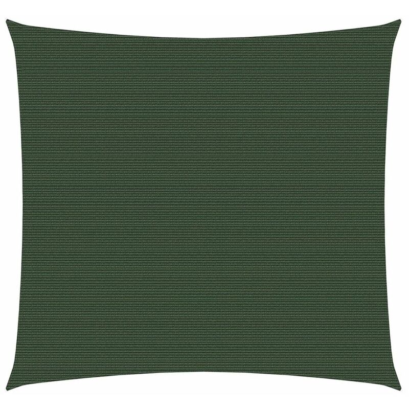 

Toldo de vela HDPE verde oscuro 160 g/m2 6x6 m