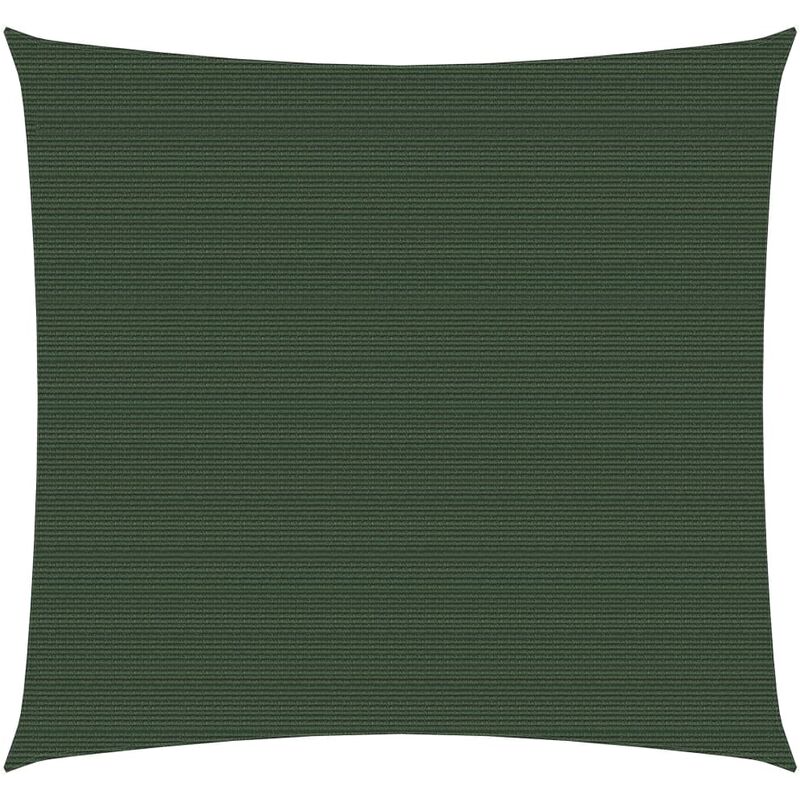 

Toldo de vela HDPE verde oscuro 160 g/m² 3,6x3,6 m - Verde