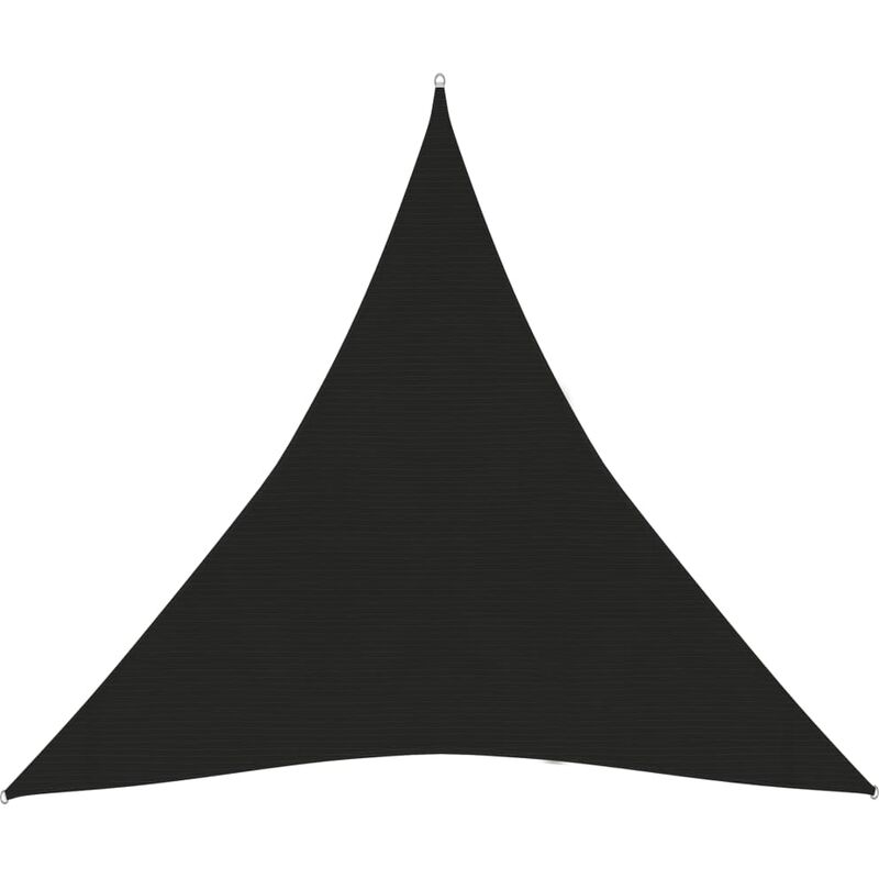 

Toldo de vela negro HDPE 160 g/m² 6x6x6 m