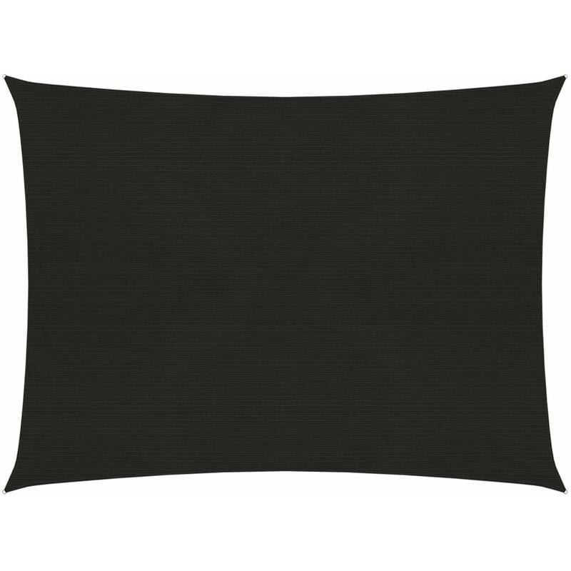 

Toldo de vela negro HDPE 160 g/m2 2x2,5 m