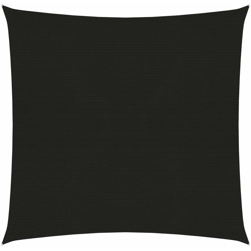 

Toldo de vela negro HDPE 160 g/m² 3x3 m