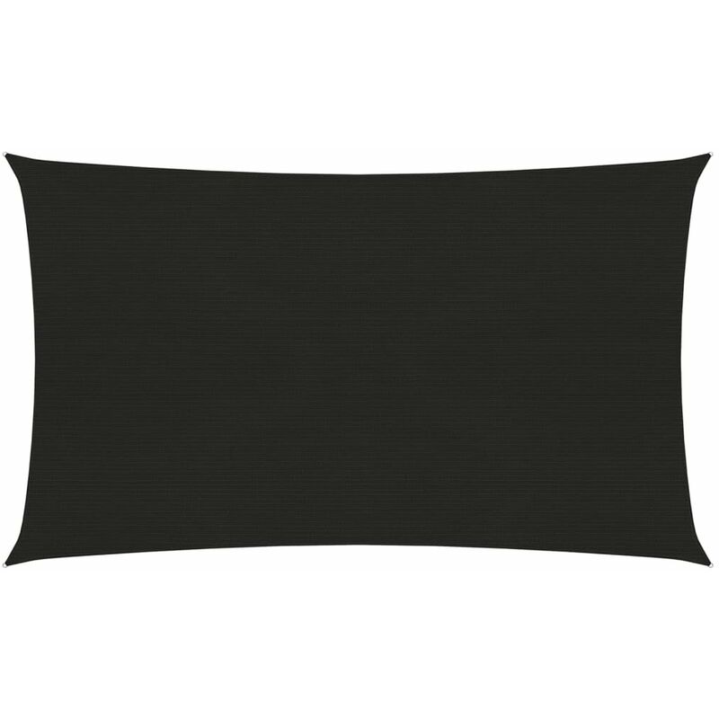

Toldo de vela negro HDPE 160 g/m2 3x6 m