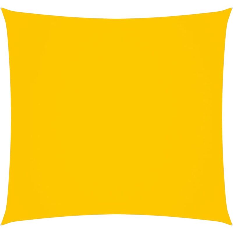 

Toldo de vela rectangular de tela oxford amarillo 2x2,5 m