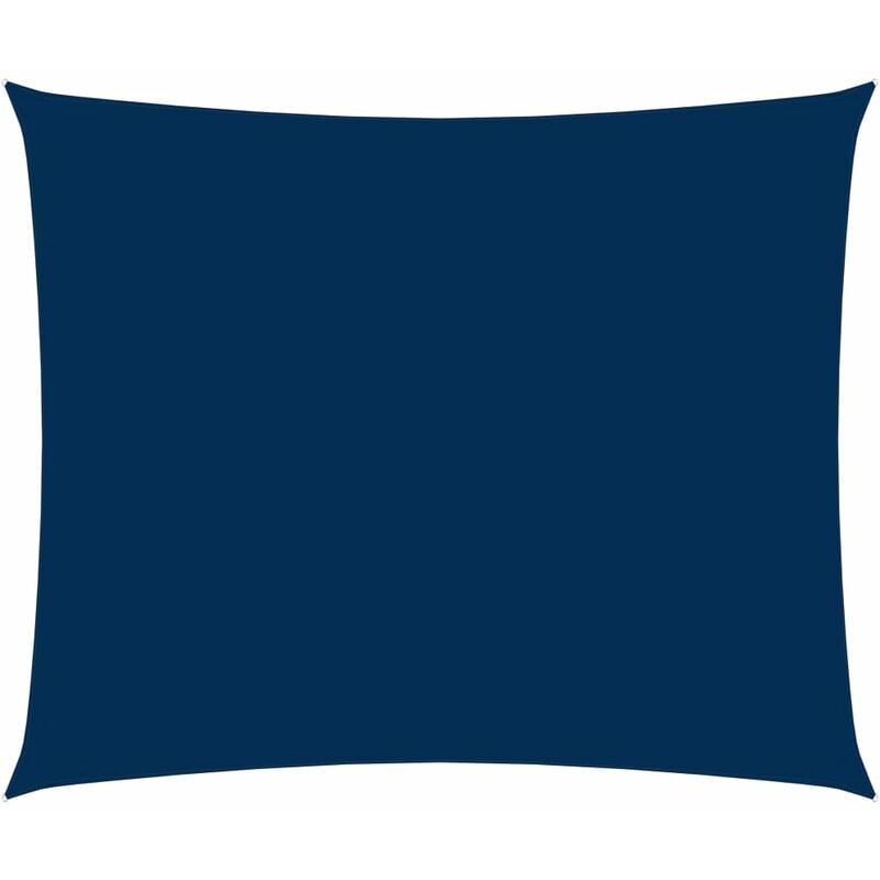 

Toldo de vela rectangular de tela oxford azul 2,5x3,5 m