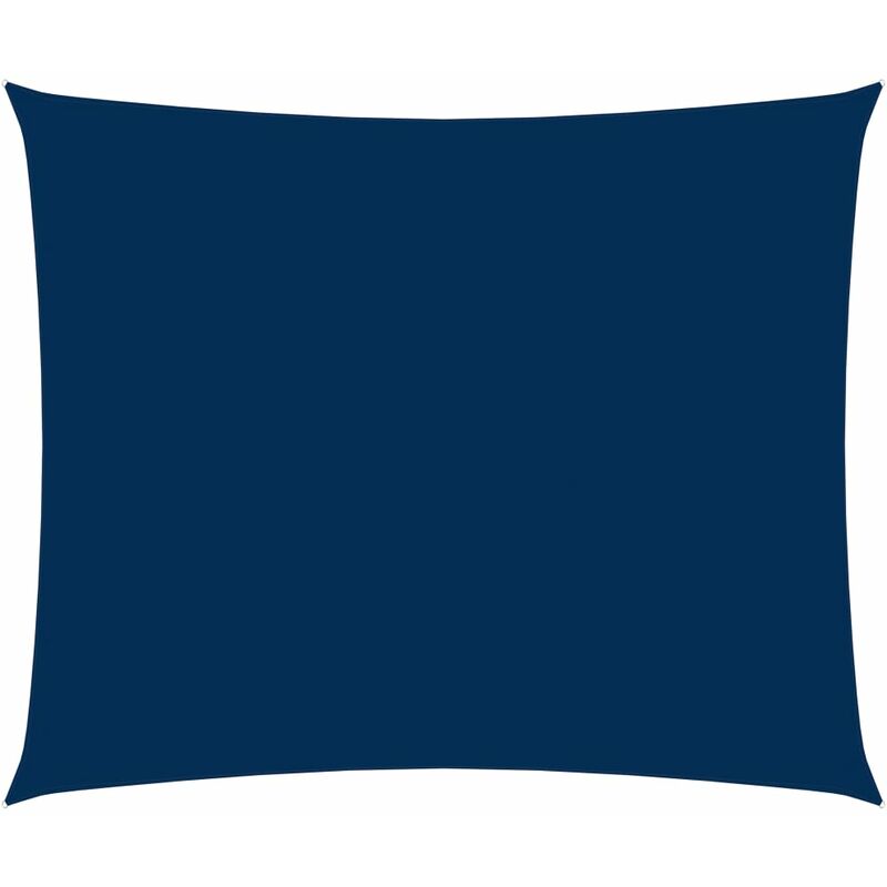 

Toldo de vela rectangular de tela oxford azul 2,5x4 m