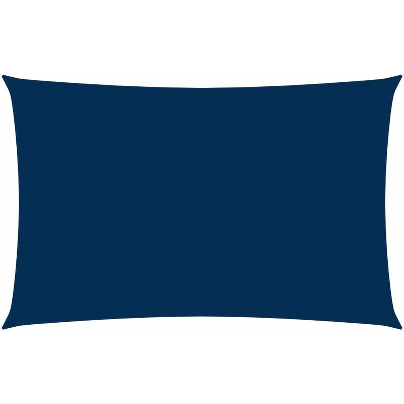 

Toldo de vela rectangular de tela oxford azul 2,5x5 m