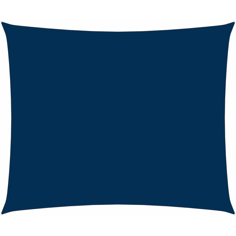 

Toldo de vela rectangular de tela oxford azul 4x5 m
