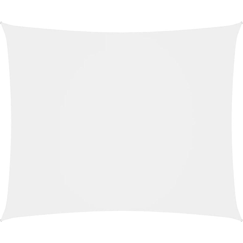 

BHD - Toldo de vela rectangular de tela oxford blanco 4x5 m