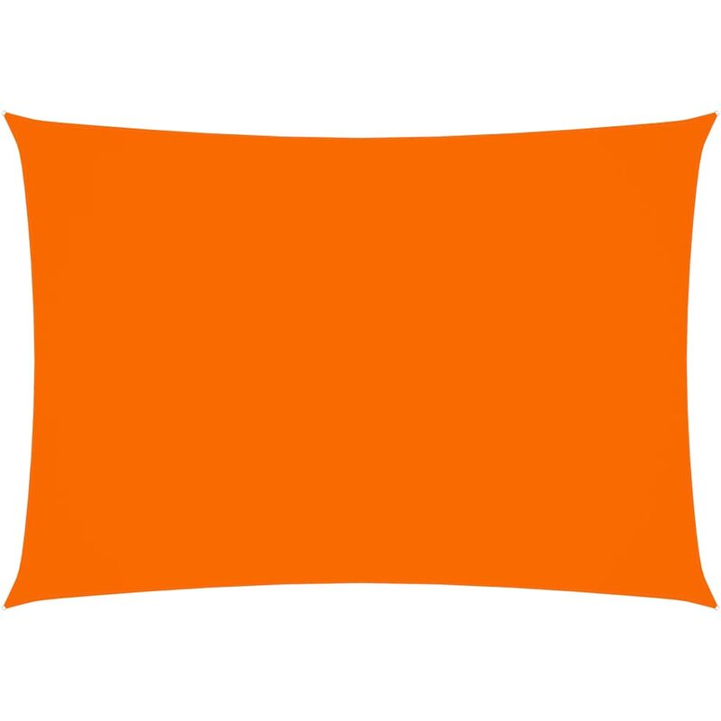 

Toldo de vela rectangular de tela oxford naranja 2x4 m - Naranja