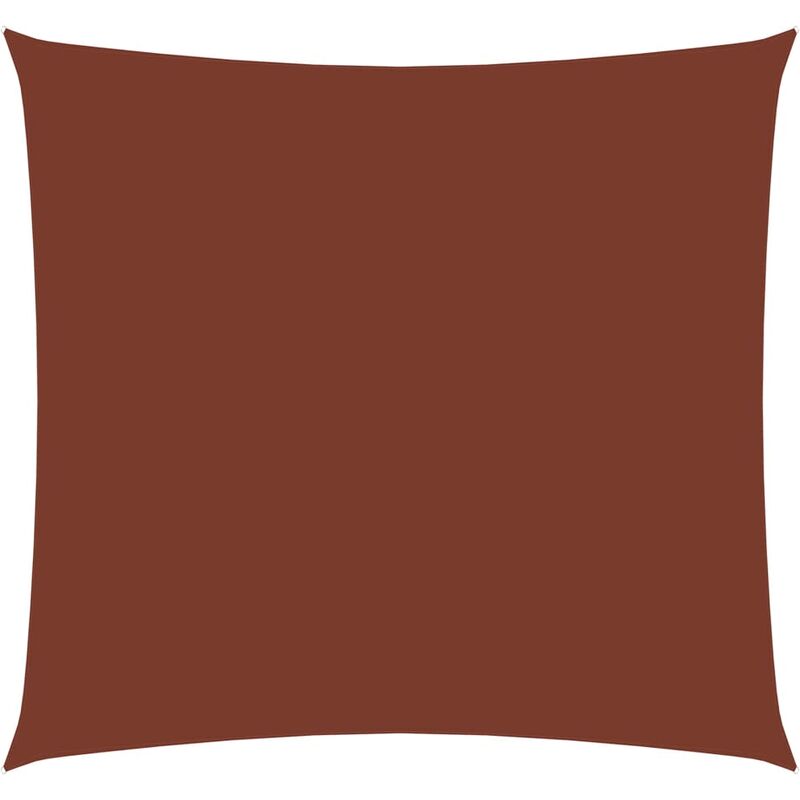 

Toldo de vela rectangular de tela oxford terracota 2x2,5 m