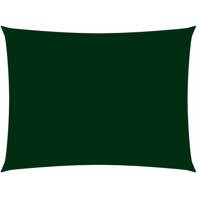 

Toldo de vela rectangular de tela oxford verde oscuro 2x4 m - Verde
