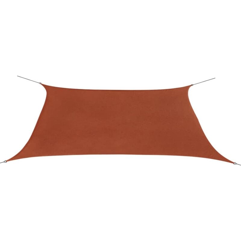 

Toldo de vela rectangular tela Oxford 2x4 m terracota - Naranja