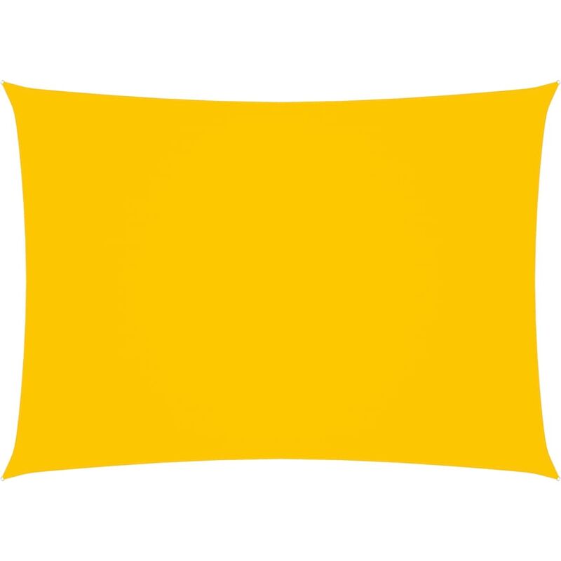 

Toldo de vela rectangular tela oxford amarillo 3x5 m