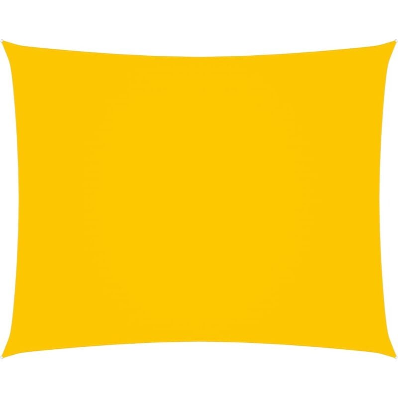 

BHD - Toldo de vela rectangular tela oxford amarillo 5x6 m