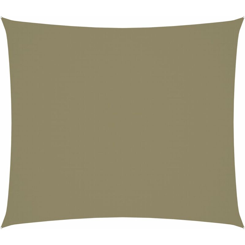 

Toldo de vela rectangular tela oxford beige 2x2,5 m - Beige