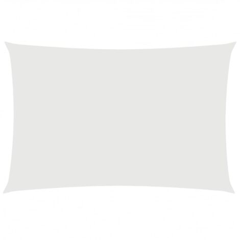 Toldo de vela rectangular tela Oxford blanco 2x4 m vidaXL