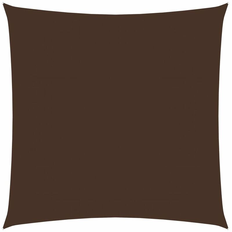 

Toldo de vela rectangular tela oxford marron 2x2,5 m