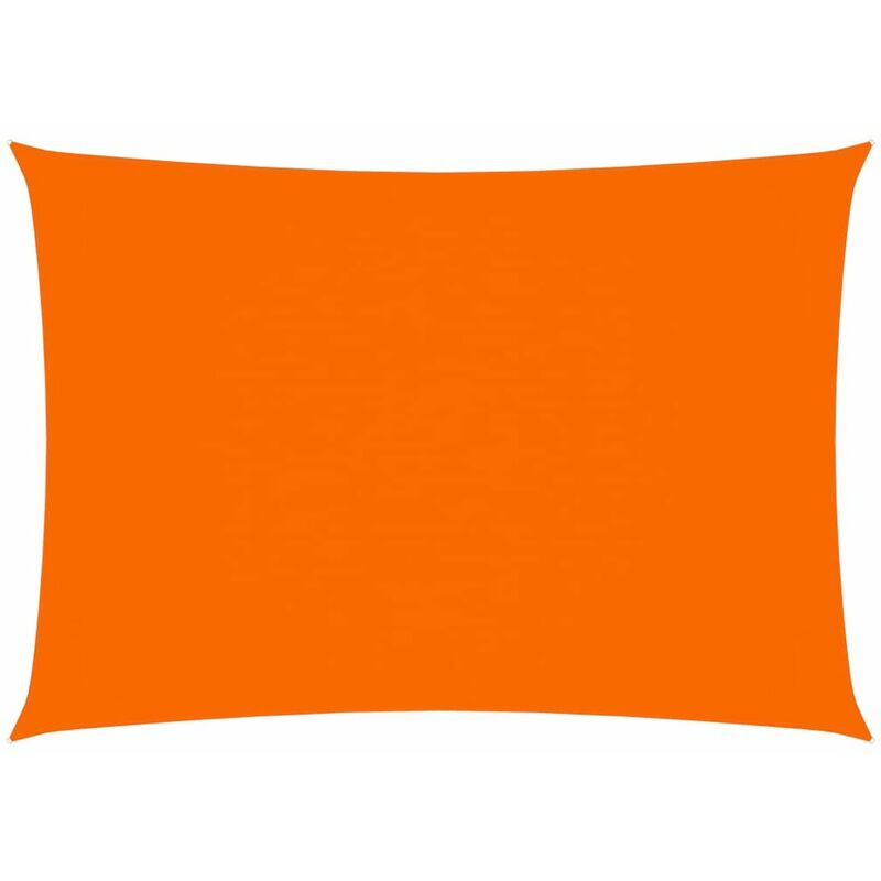 

Toldo de vela rectangular tela oxford naranja 2,5x4 m