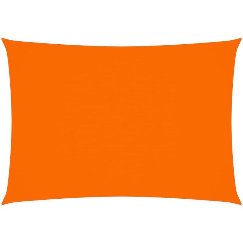 

Toldo de vela rectangular tela oxford naranja 2,5x4 m