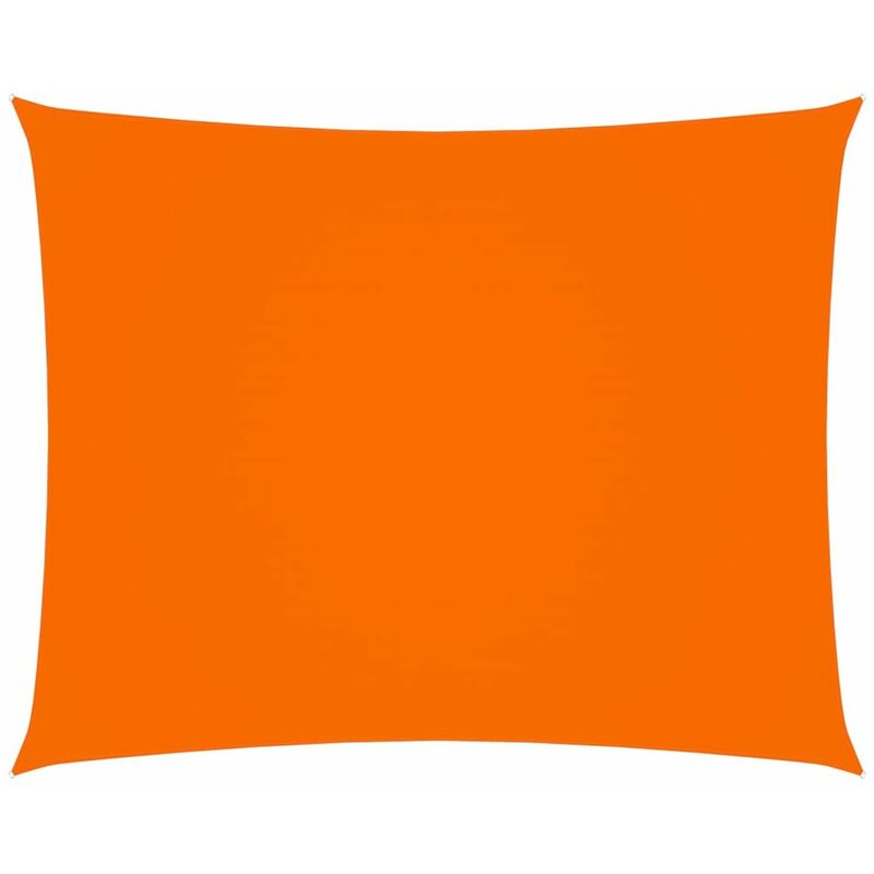 

Toldo de vela rectangular tela oxford naranja 3,5x4,5 m