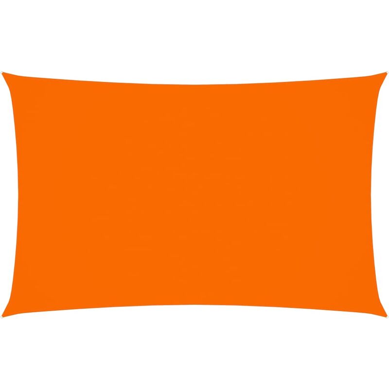 

Toldo de vela rectangular tela oxford naranja 4x7 m
