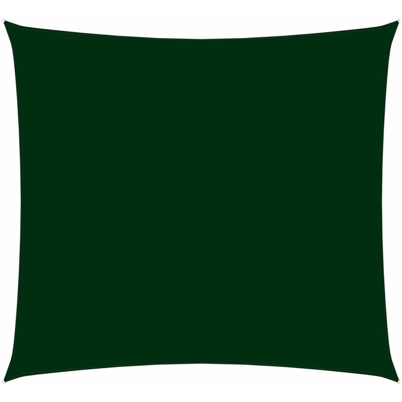 

Toldo de vela rectangular tela oxford verde oscuro 2x2,5 m