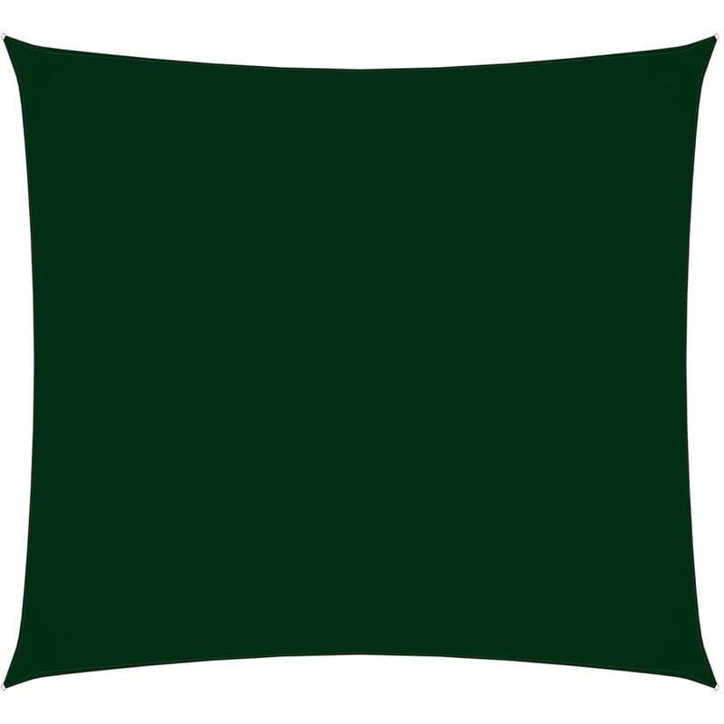 

Toldo de vela rectangular tela oxford verde oscuro 2x2,5 m