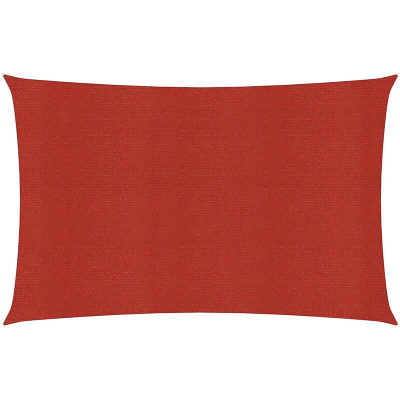 

Toldo de vela rojo HDPE 160 g/m² 2x3,5 m