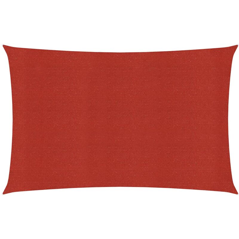 

Toldo de vela rojo HDPE 160 g/m² 3x4,5 m