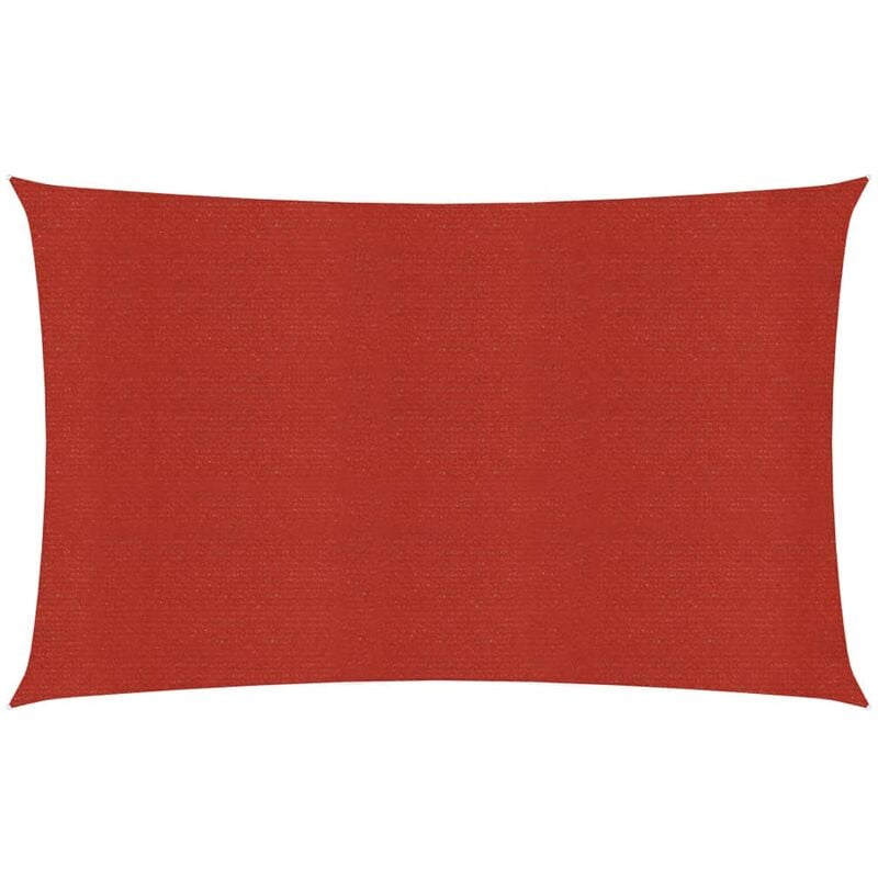 

Toldo de vela rojo HDPE 160 g/m² 3x5 m