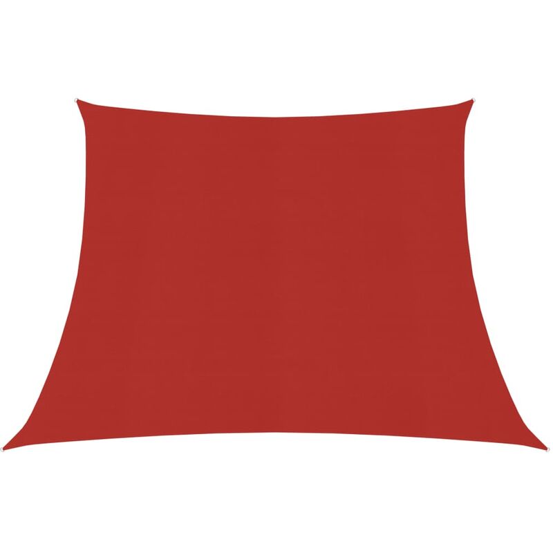 

Toldo de vela rojo HDPE 160 g/m² 4/5x4 m