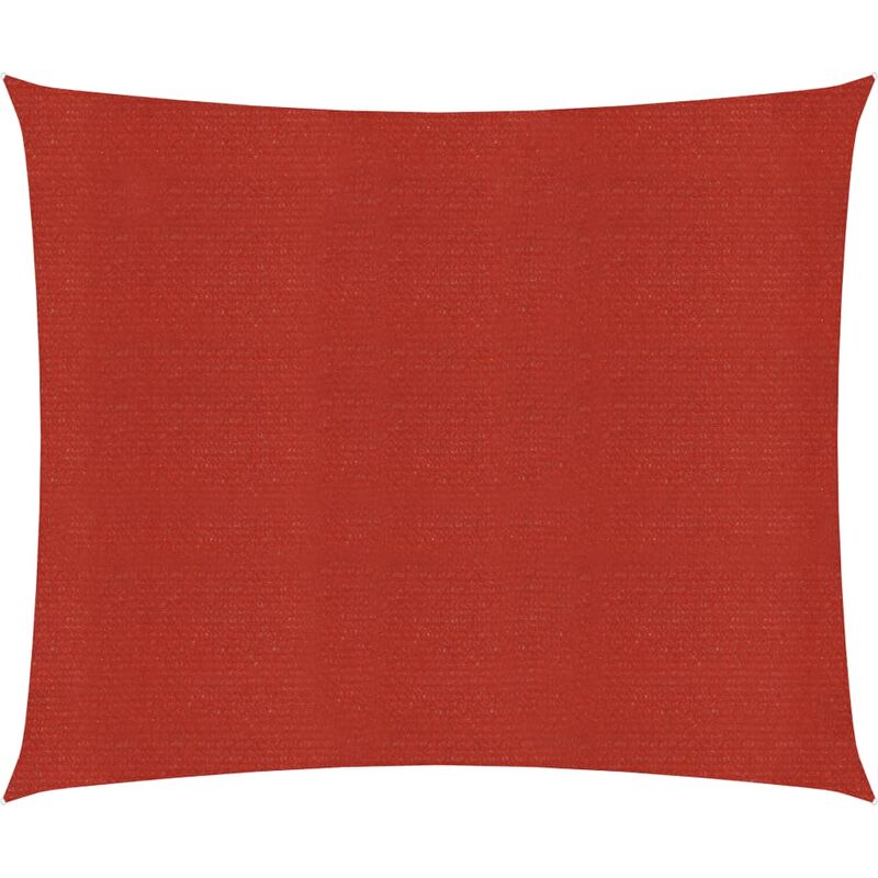 

Toldo de vela rojo HDPE 160 g/m² 4,5x4,5 m