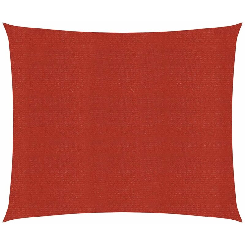 

Toldo de vela rojo HDPE 160 g/m2 2,5x3 m