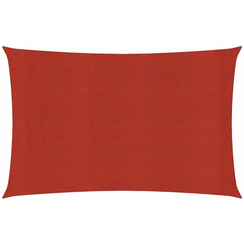 

Toldo de vela rojo HDPE 160 g/m2 3,5x4,5 m