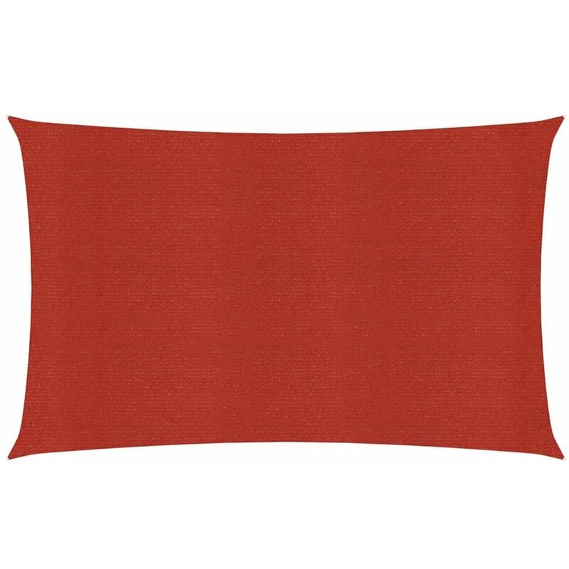 

Toldo de vela rojo HDPE 160 g/m2 3x6 m