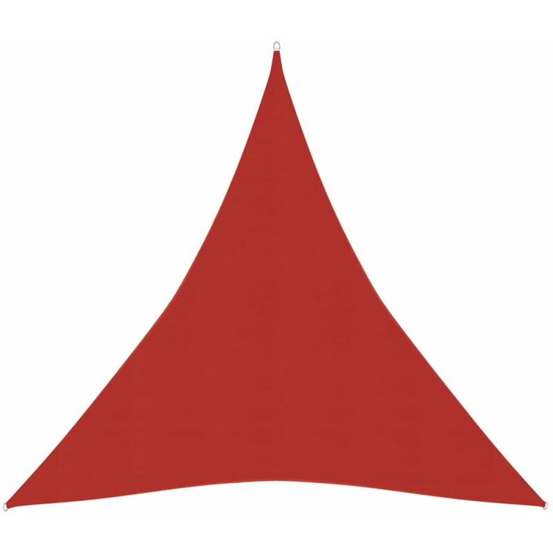 

Toldo de vela rojo HDPE 160 g/m2 4x5x5 m