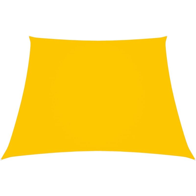 

Toldo de vela tela oxford trapecio amarillo 3/4x2 m