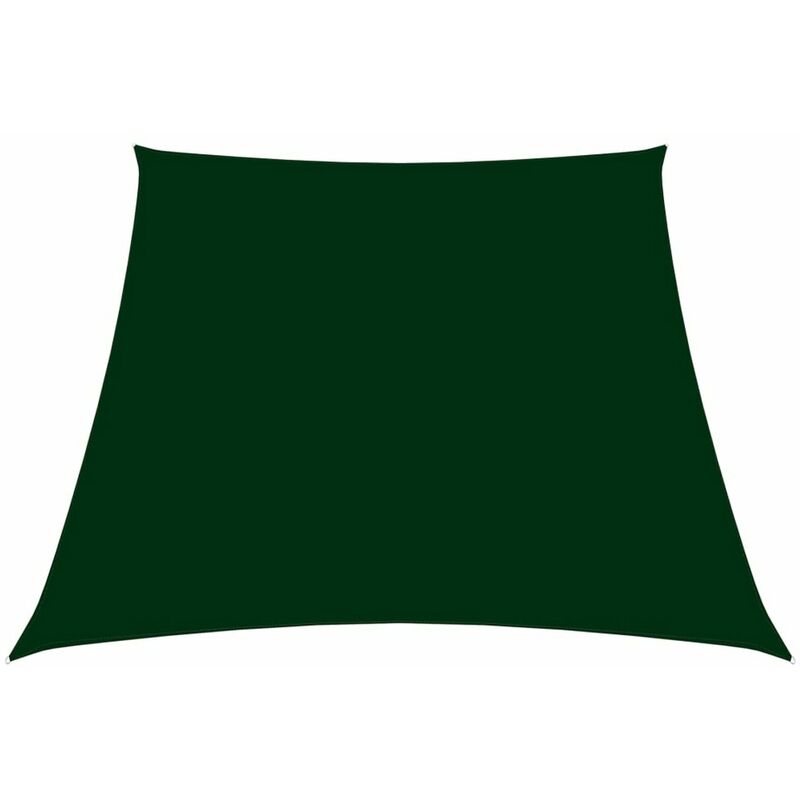 

Toldo de vela tela oxford trapecio verde oscuro 3/4x3 m