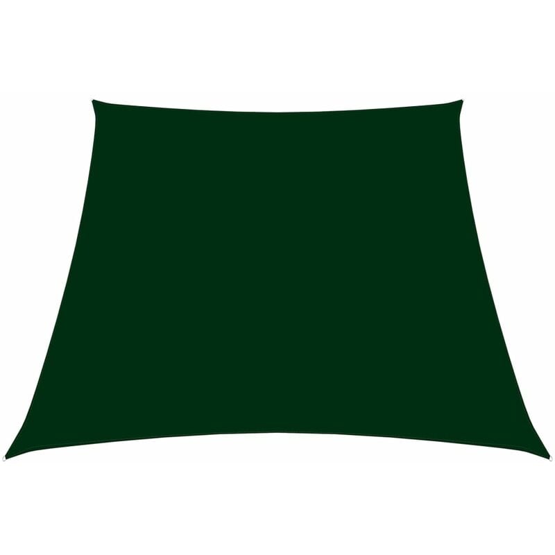 

Toldo de vela tela oxford trapecio verde oscuro 3/4x3 m