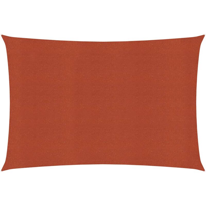 

Toldo de vela terracota HDPE 160 g/m² 4x6 m - Naranja