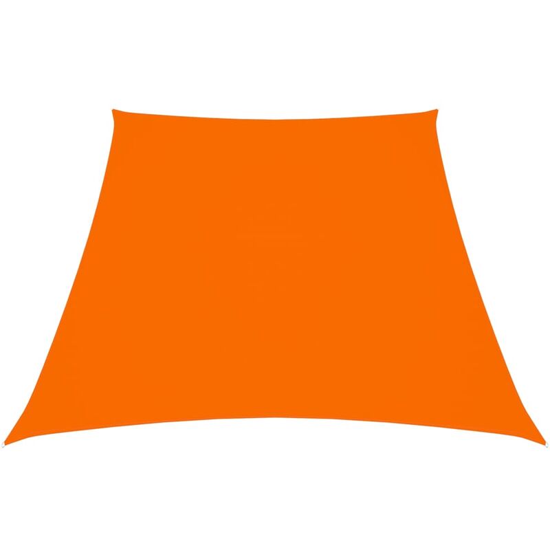 

Toldo de vela trapezoidal de tela oxford naranja 4/5x4 m