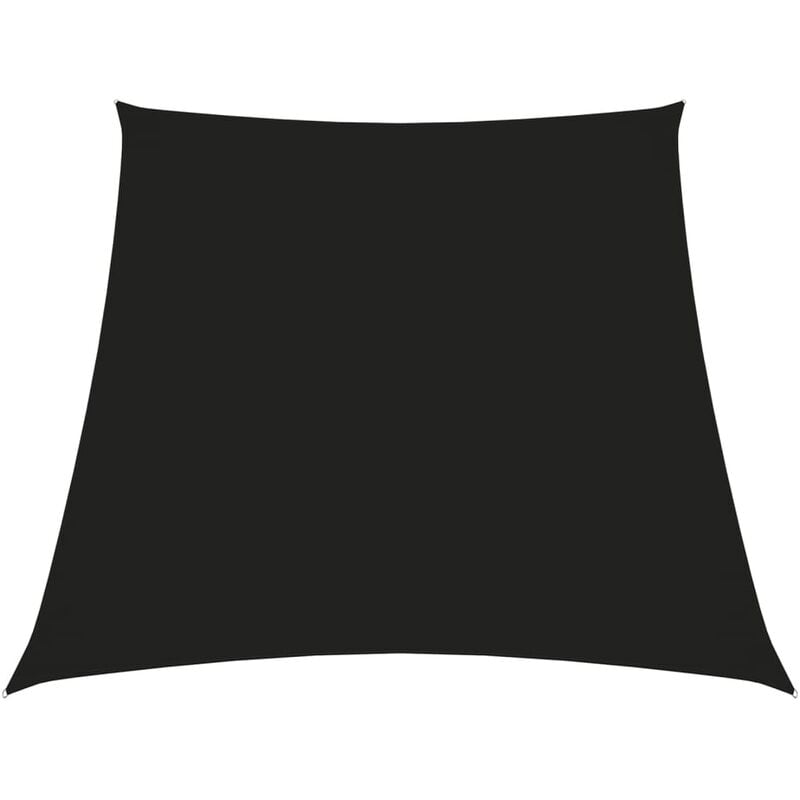 

Toldo de vela trapezoidal de tela oxford negro 4/5x4 m