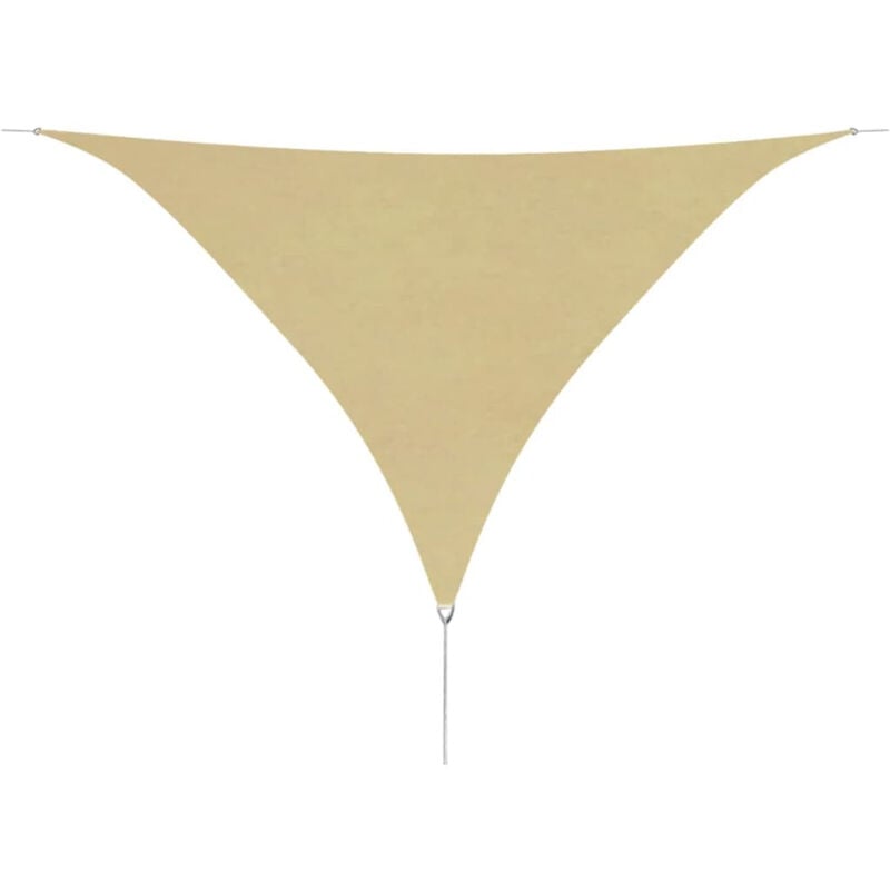 

Toldo de vela triangular de tela oxford 5x5x5 m beige