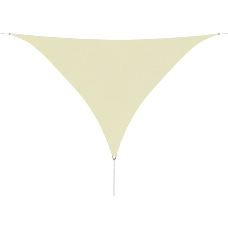 

Toldo de vela triangular de tela oxford 5x5x5 m crema
