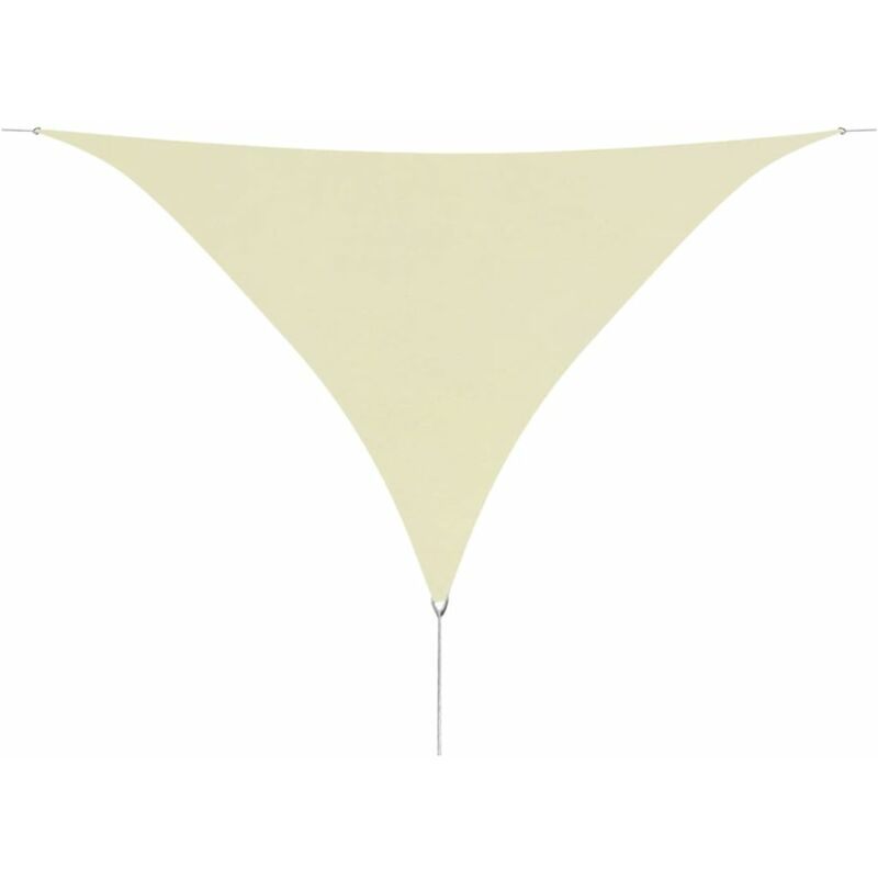 

Toldo de vela triangular de tela oxford 5x5x5 m crema