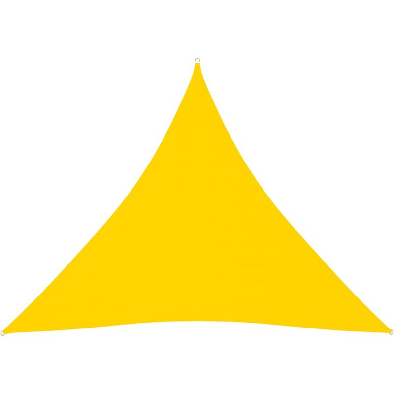 

Toldo de vela triangular de tela oxford amarillo 4x4x4 m - Amarillo