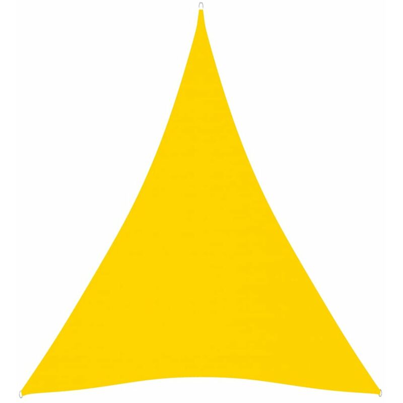 

Toldo de vela triangular de tela oxford amarillo 4x5x5 m