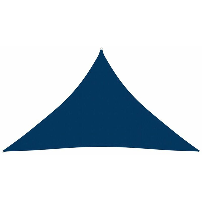 

Toldo de vela triangular de tela oxford azul 3,5x3,5x4,9m