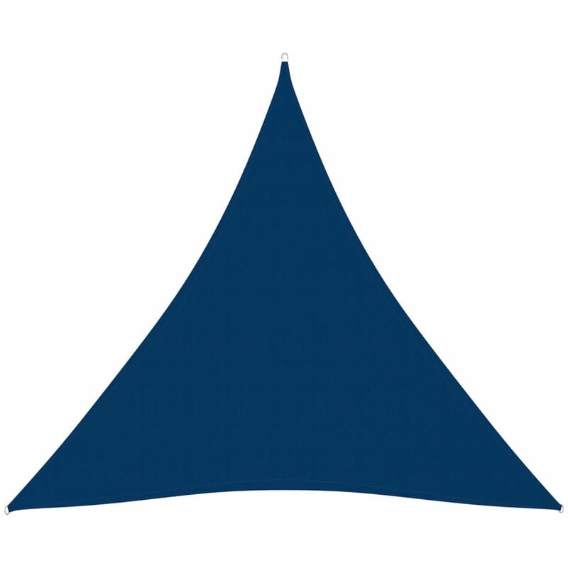 

Toldo de vela triangular de tela oxford azul 3x4x4 m